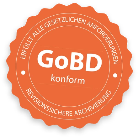 GoBD-Siegel der DOCBOX